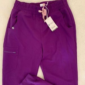FIGS Scrubs Limited Edition Purple, Women’s Small-Tall, High Waisted Joggers